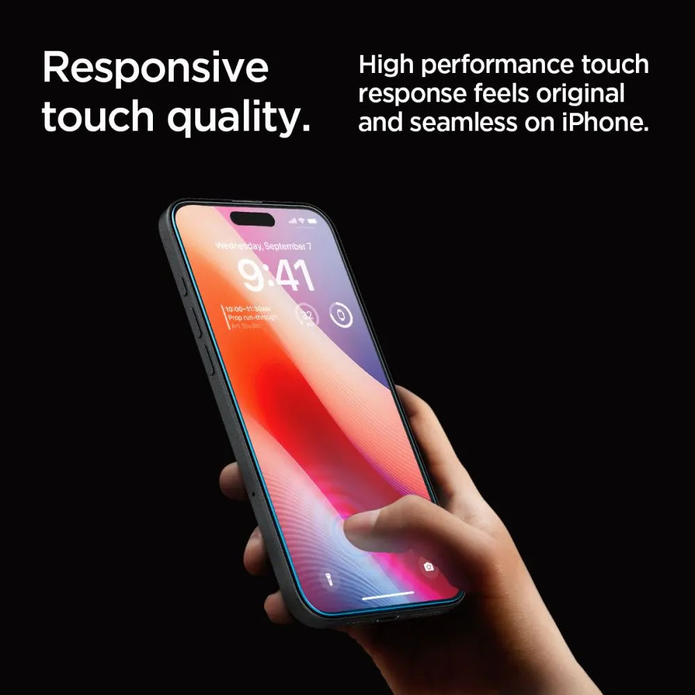 Apple iPhone 17 Pro Max Aizsargstikls  SPIGEN GLAS.TR ”EZ FIT” 2-PACK