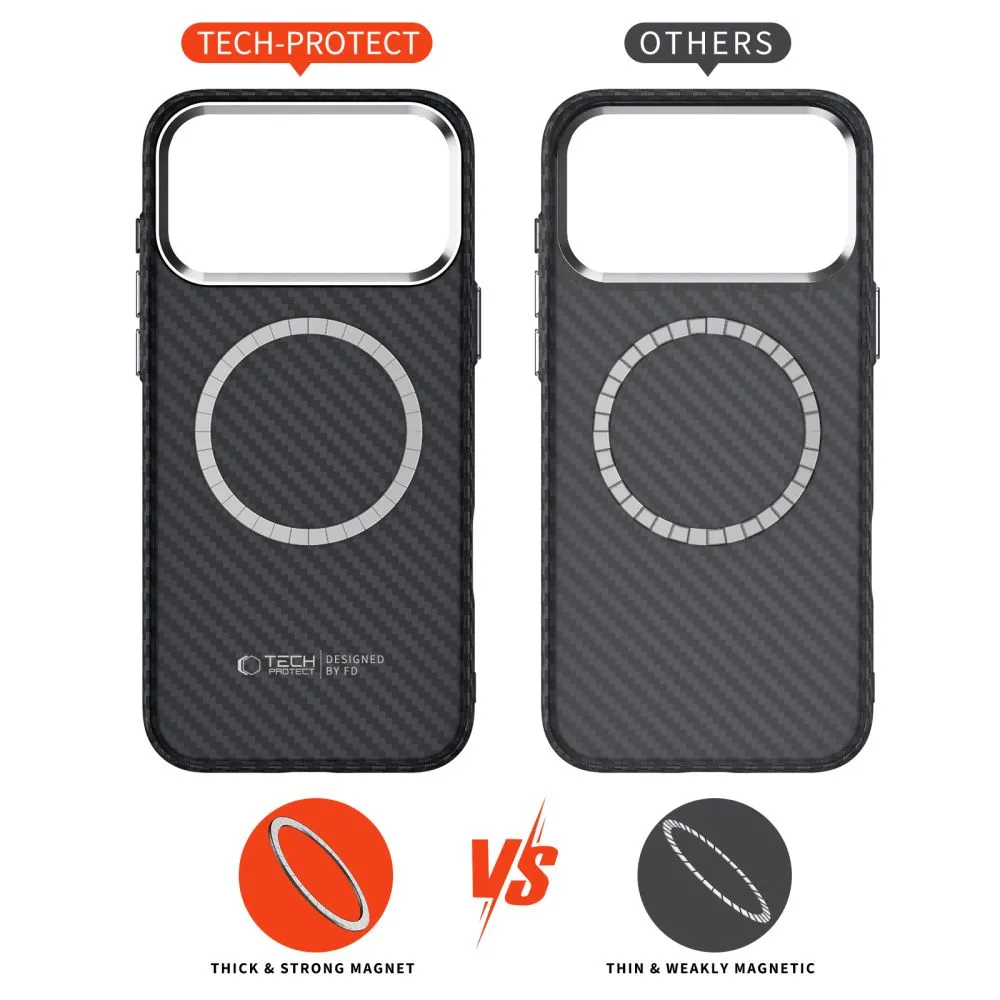 Apple iPhone 17 Pro Max skal  TECH-PROTECT ION CARBON MAGSAFE