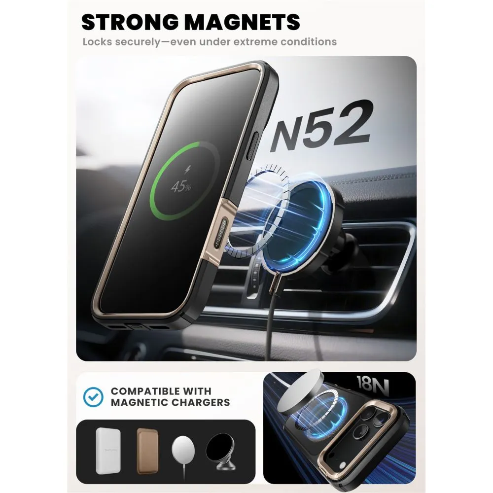 Apple iPhone 17 Pro Max dėklas  SUPCASE IBLSN ARES FLIP MAG MAGSAFE