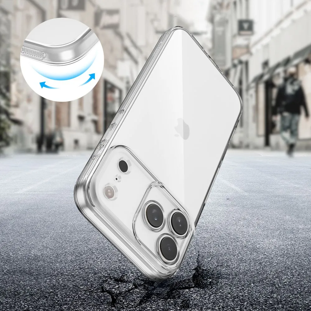 Apple iPhone 17 Pro Max suojakuori läpinäkyvä TECH-PROTECT FLEXAIR