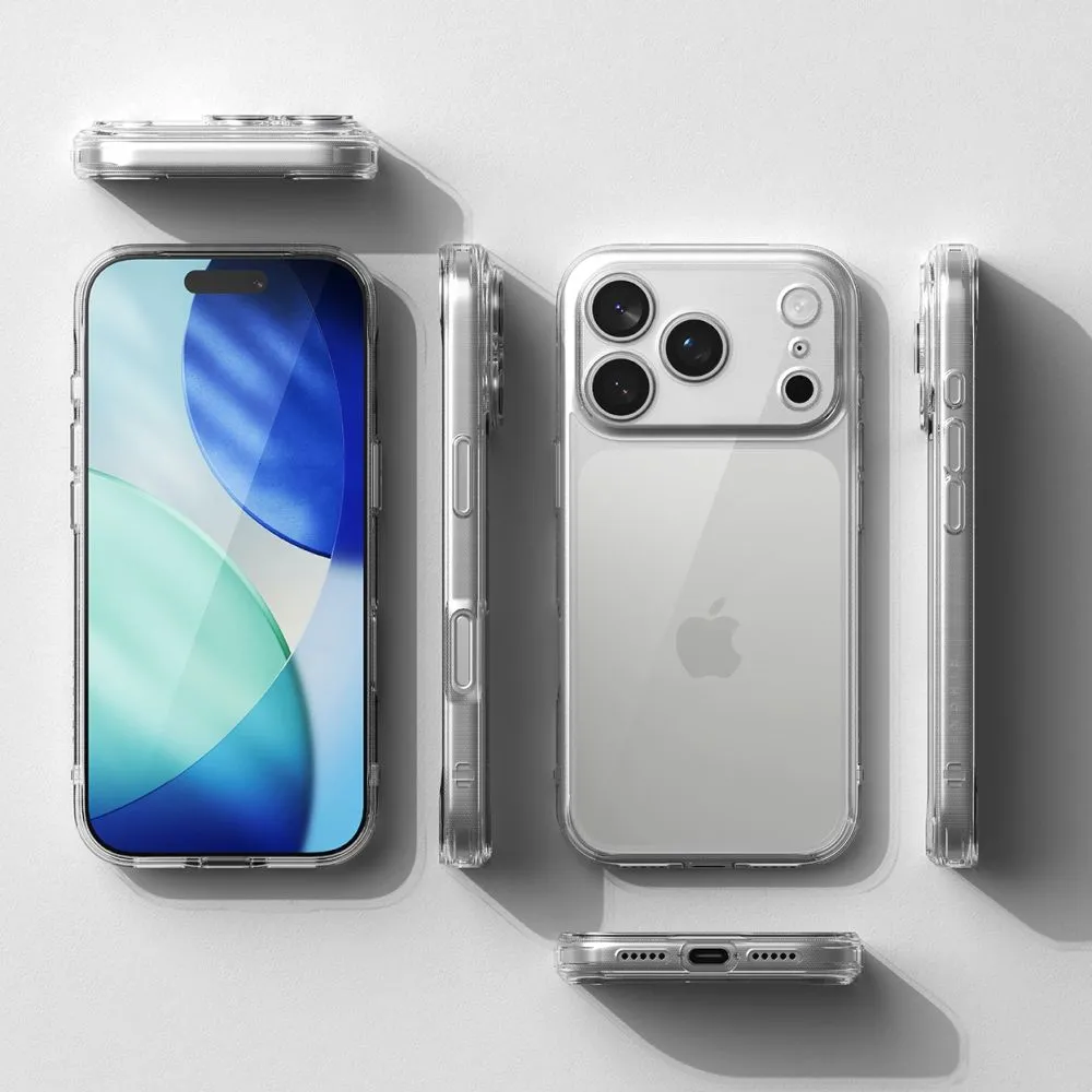 Apple iPhone 17 Pro Max suojakuori läpinäkyvä RINGKE FUSION