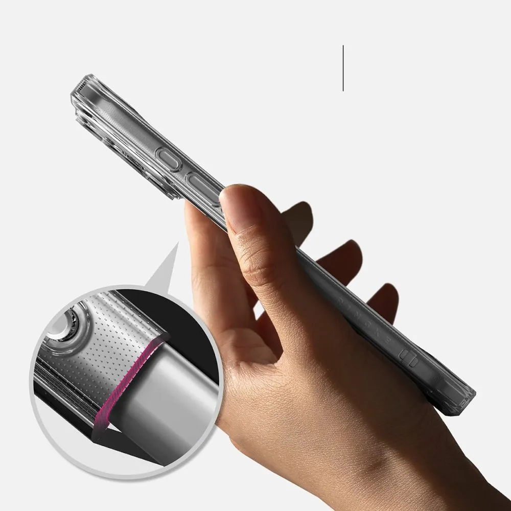 Apple iPhone 17 Pro Max suojakuori läpinäkyvä RINGKE FUSION
