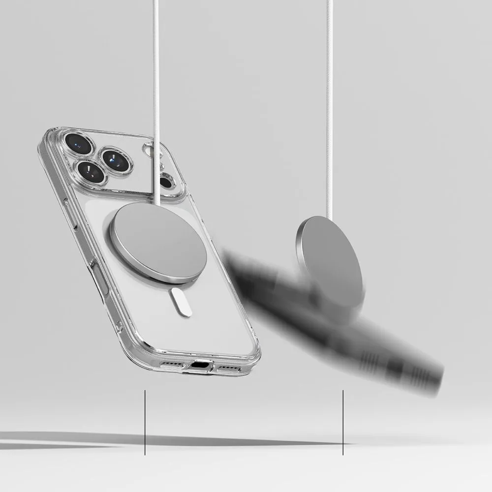Apple iPhone 17 Pro Max suojakuori läpinäkyvä RINGKE FUSION MAGNETIC MAGSAFE