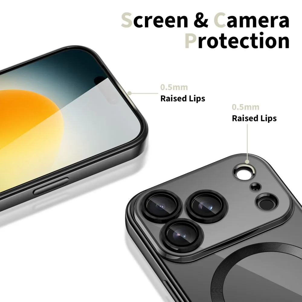 Apple iPhone 17 Pro Max suojakuori musta TECH-PROTECT MAGFLEX MAGSAFE