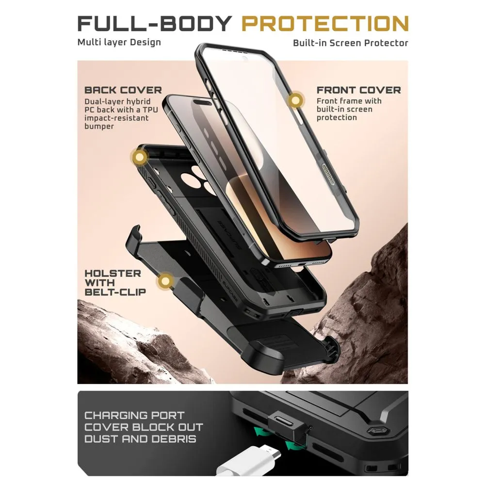 Apple iPhone 17 Pro Max suojakuori musta SUPCASE UB PRO