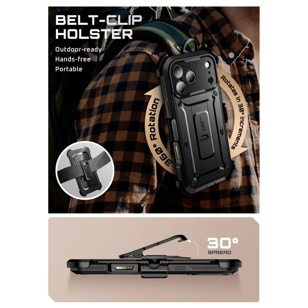 Apple iPhone 17 Pro Max suojakuori musta SUPCASE UB PRO