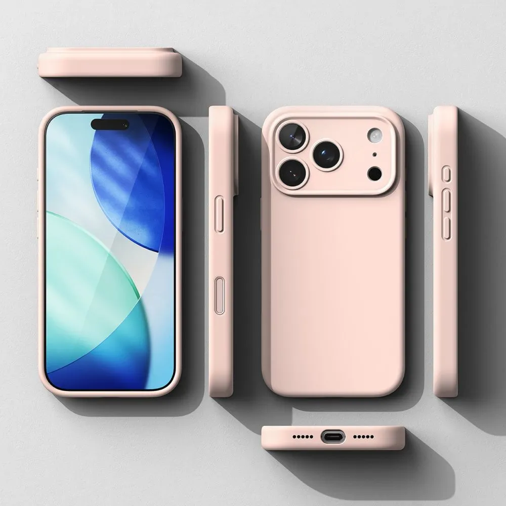 Apple iPhone 17 Pro Max suojakuori pinkki RINGKE SILICONE MAGNETIC MAGSAFE