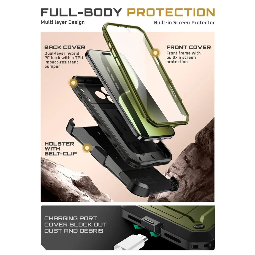 Apple iPhone 17 Pro Max suojakuori vihreä SUPCASE UB PRO