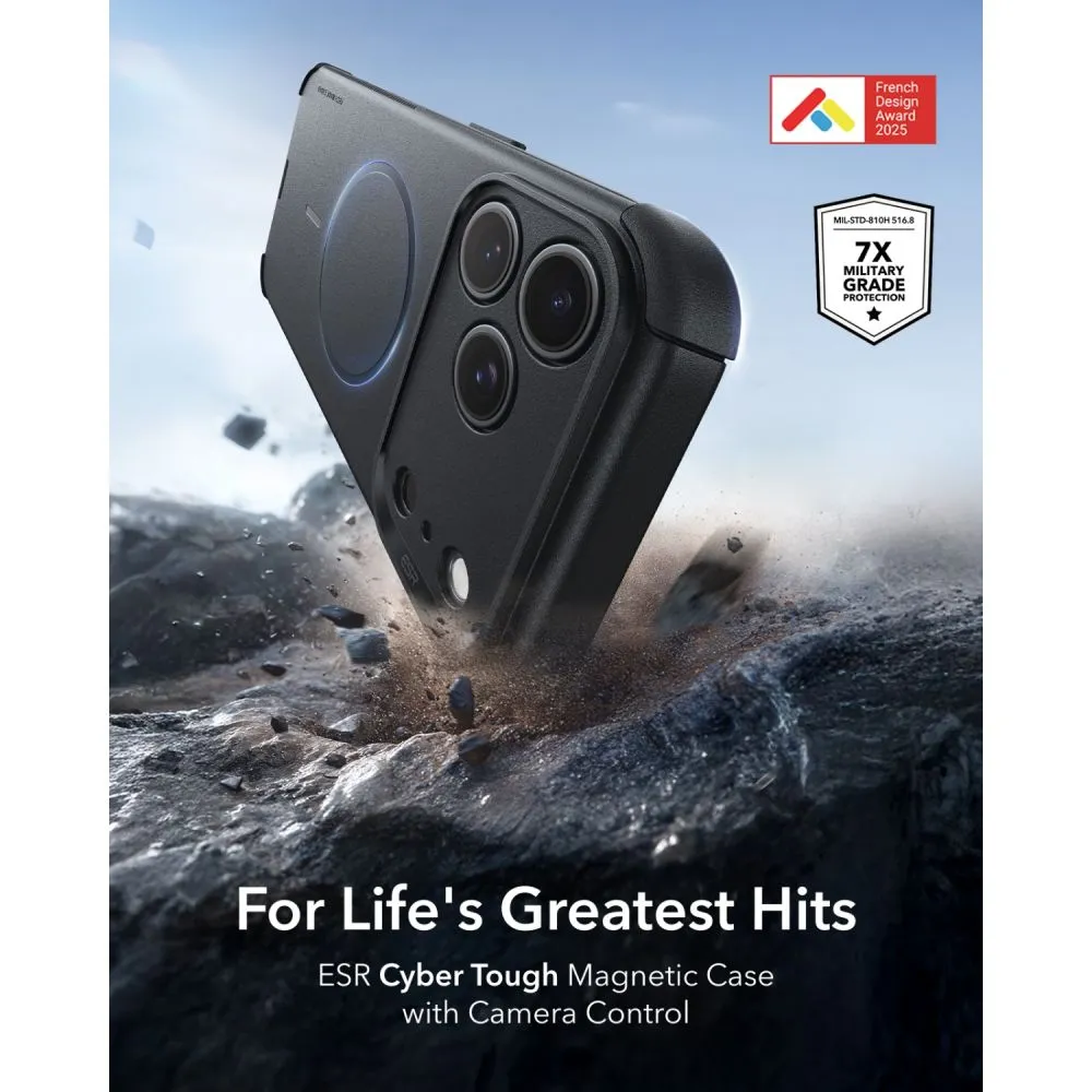 Apple iPhone 17 Pro Max Telefona vāciņš ESR CYBER TOUGH MAGSAFE