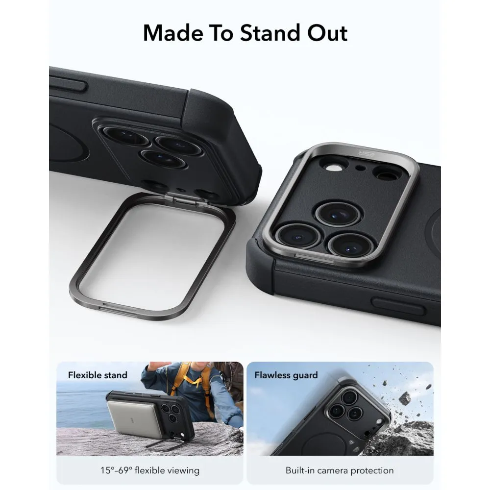 Apple iPhone 17 Pro Max Telefona vāciņš  ESR CYBER TOUGH KICKSTAND MAGSAFE