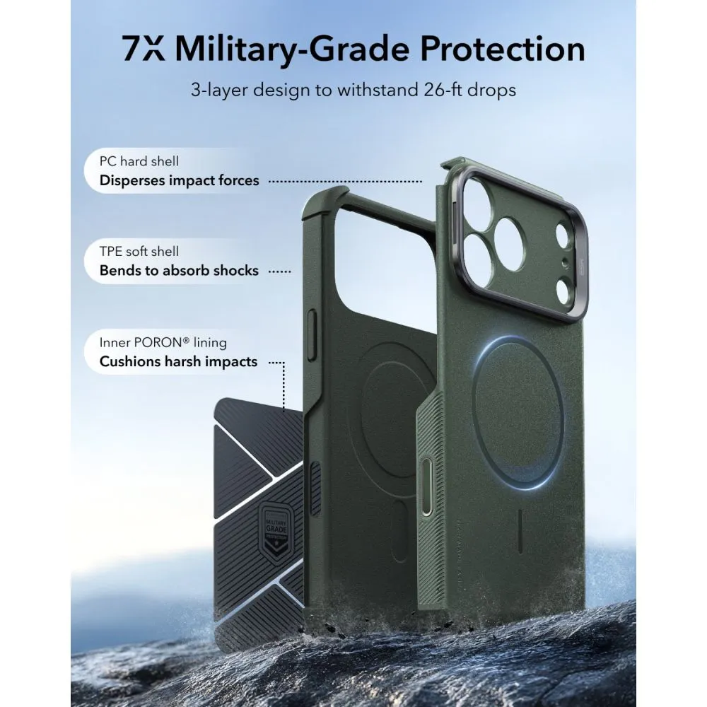 Apple iPhone 17 Pro Max Telefona vāciņš  ESR CYBER TOUGH KICKSTAND MAGSAFE