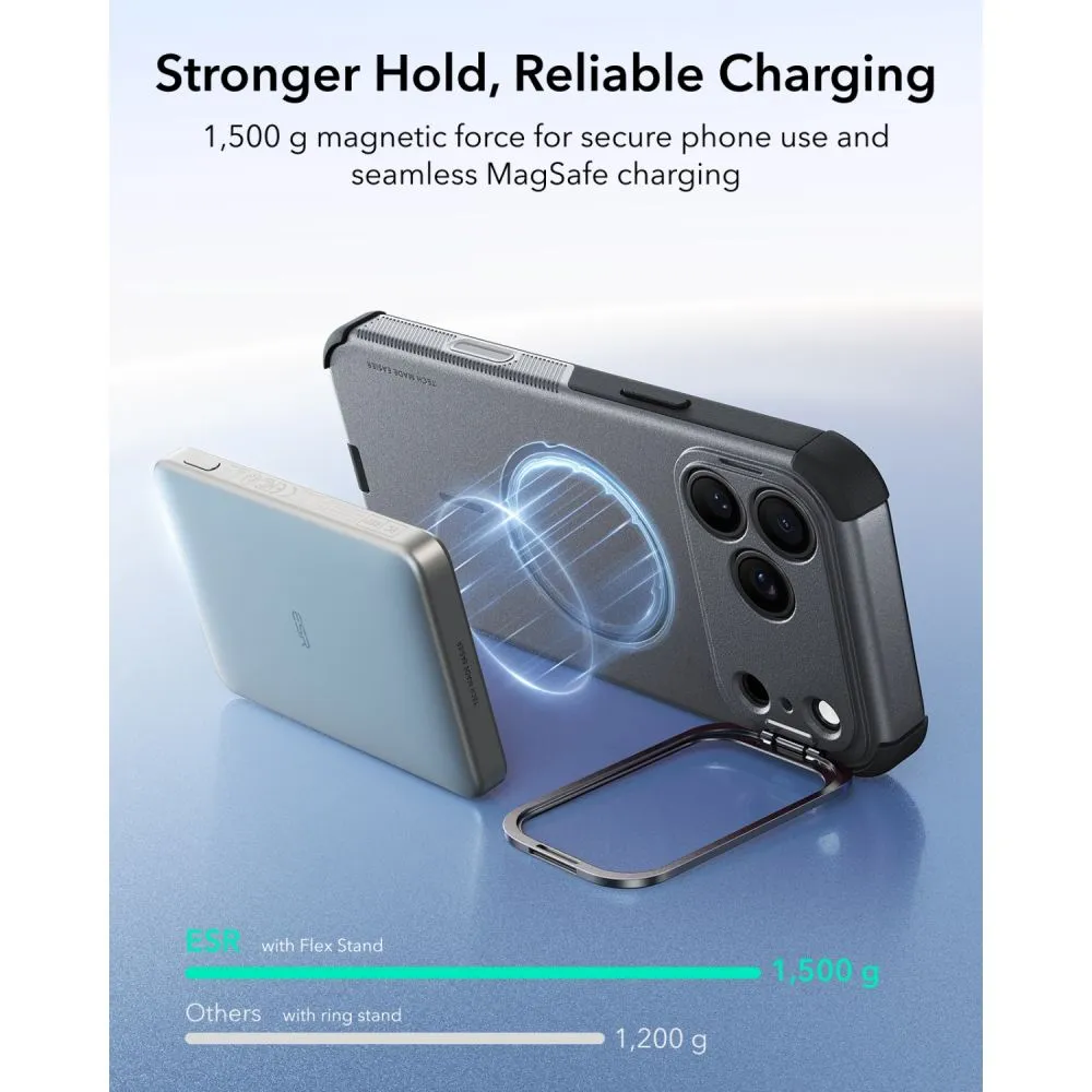 Apple iPhone 17 Pro Max Telefona vāciņš ESR CYBER TOUGH KICKSTAND MAGSAFE