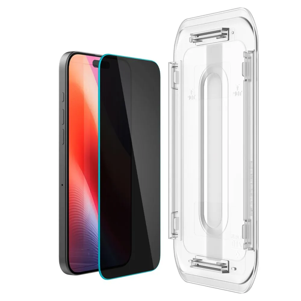 Apple iPhone 17 Pro Max Aizsargstikls  SPIGEN GLAS.TR ”EZ FIT” PRIVACY 2-PACK