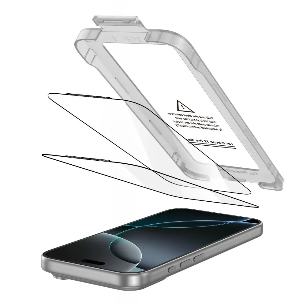 Apple iPhone 17 Pro Max skärmskydd  TECH-PROTECT QUICK SET+ 2-PACK