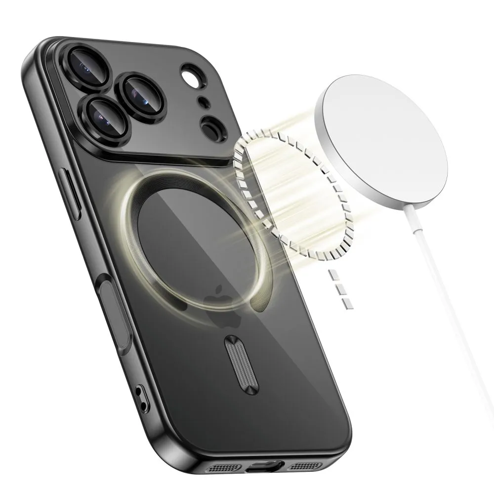 Apple iPhone 17 Pro Max suojakuori musta TECH-PROTECT MAGFLEX MAGSAFE
