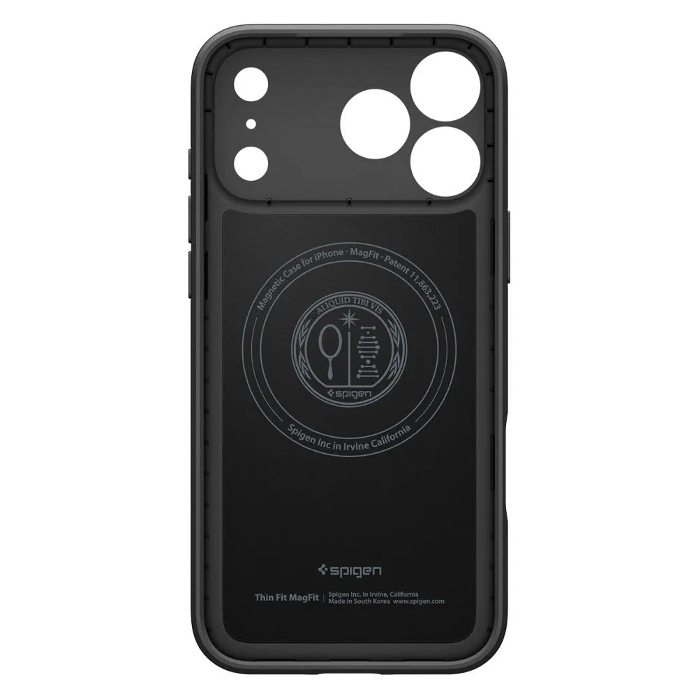 Apple iPhone 17 Pro Max suojakuori musta SPIGEN THIN FIT MAG MAGSAFE