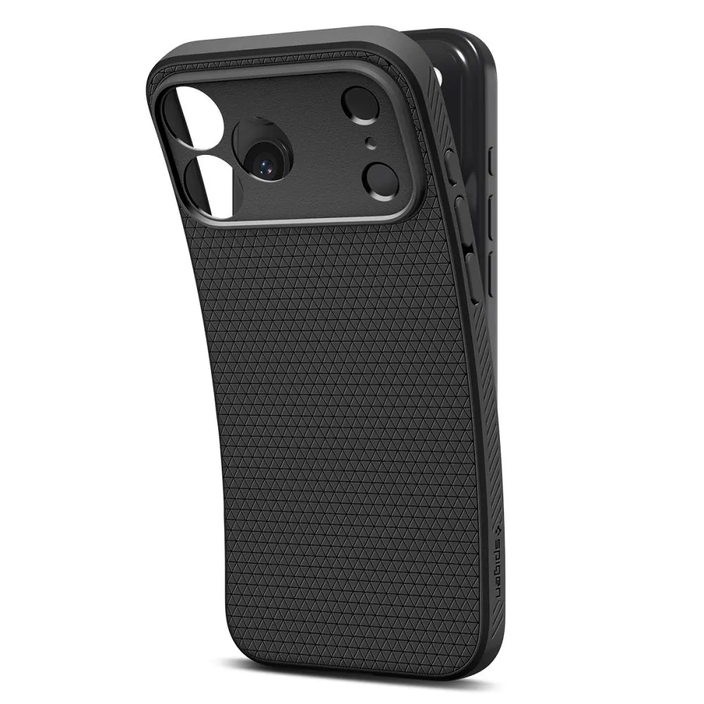 Apple iPhone 17 Pro Max suojakuori musta SPIGEN LIQUID AIR