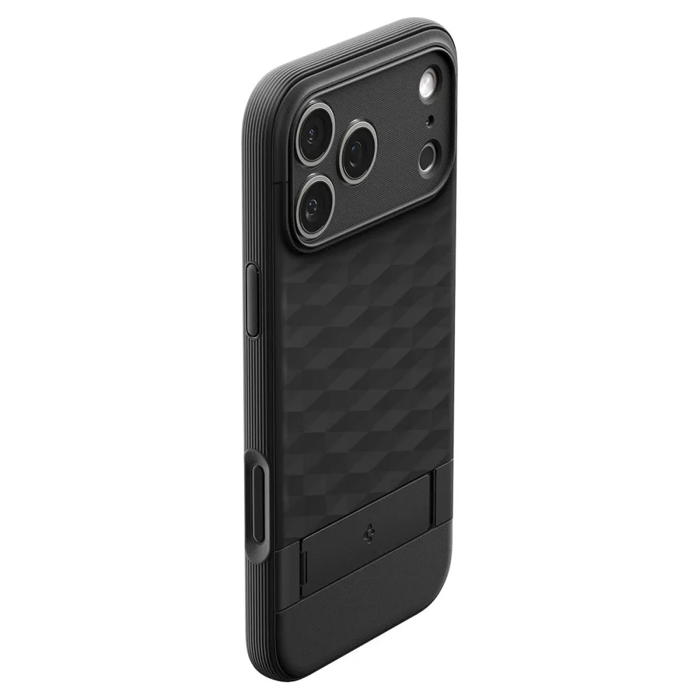 Apple iPhone 17 Pro Max suojakuori musta SPIGEN PARALLAX ”S” MAG MAGSAFE