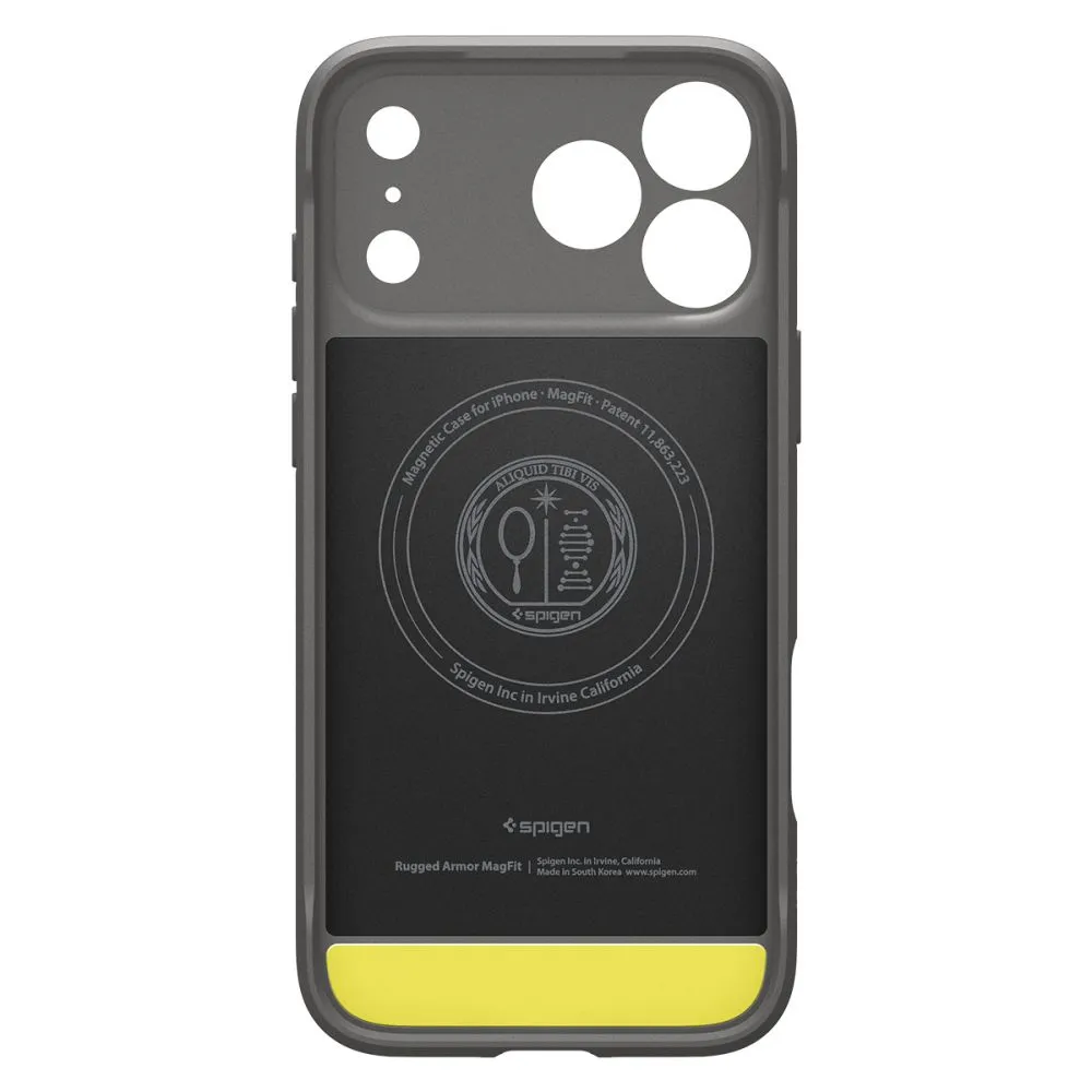 Apple iPhone 17 Pro Max suojakuori harmaa SPIGEN RUGGED ARMOR MAG MAGSAFE