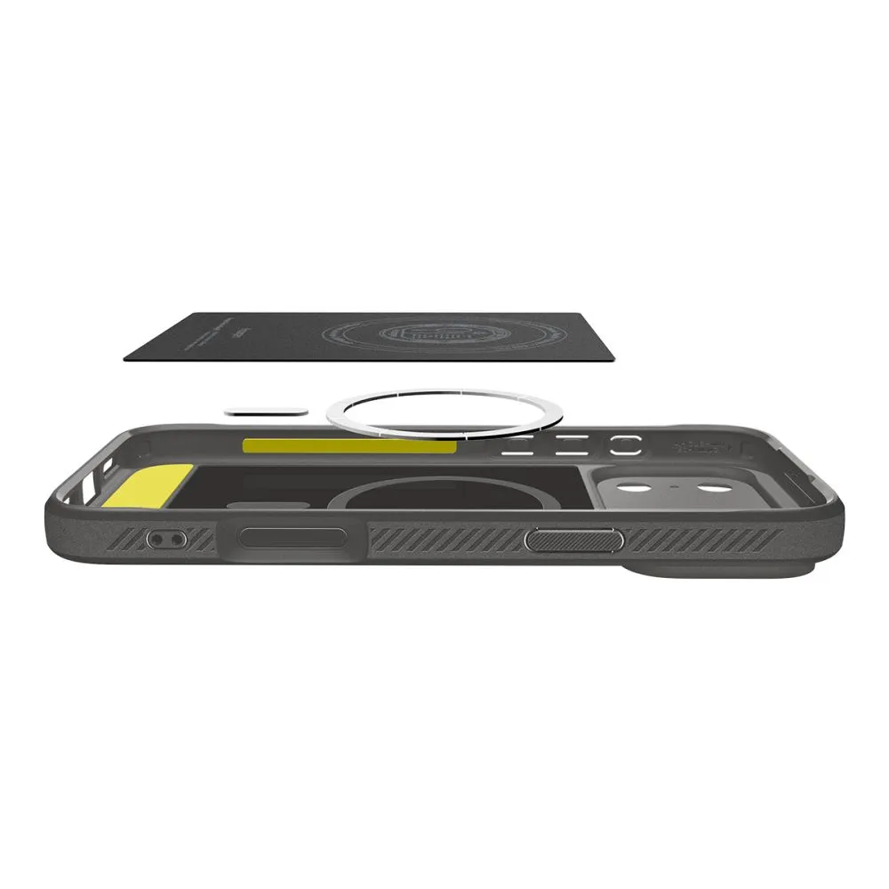 Apple iPhone 17 Pro Max suojakuori harmaa SPIGEN RUGGED ARMOR MAG MAGSAFE