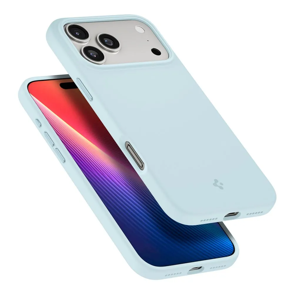 Apple iPhone 17 Pro Max suojakuori sininen SPIGEN SILICONE FIT MAG MAGSAFE