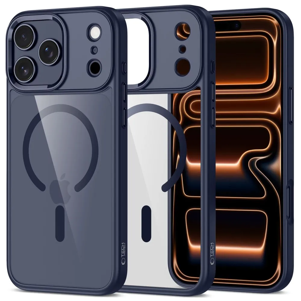 Apple iPhone 17 Pro Max skal blå TECH-PROTECT MAGMAT MAGSAFE