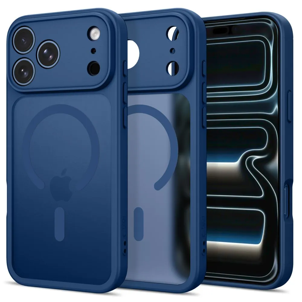 Apple iPhone 17 Pro Max Telefona vāciņš zils TECH-PROTECT BASICMAG MAGSAFE