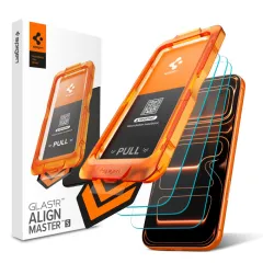 iPhone iPhone 17 Pro Max Aizsargstikls SPIGEN ALM GLAS.TR SLIM 3-PACK Apple iPhone 17 Pro Max