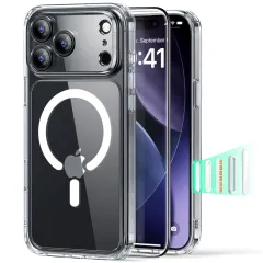 iPhone iPhone 17 Pro Max vāciņš ESR CLASSIC HYBRID MAGSAFE & TEMPERED GLASS Apple iPhone 17 Pro Max