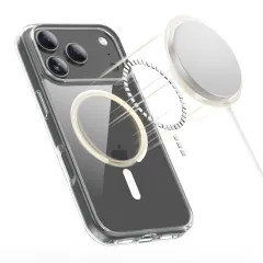 Apple iPhone 17 Pro Max suojakuori läpinäkyvä TECH-PROTECT FLEXAIR HYBRID MAGSAFE