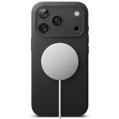 Apple iPhone 17 Pro Max suojakuori musta RINGKE SILICONE MAGNETIC MAGSAFE