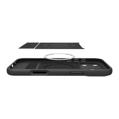 Apple iPhone 17 Pro Max suojakuori musta SPIGEN PARALLAX ”S” MAG MAGSAFE