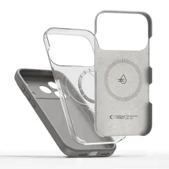 Apple iPhone 17 Pro Max suojakuori harmaa TECH-PROTECT SILICONE MAGSAFE