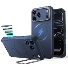 iPhone iPhone 17 Pro Max Telefona vāciņš ESR CYBER TOUGH KICKSTAND MAGSAFE Apple iPhone 17 Pro Max