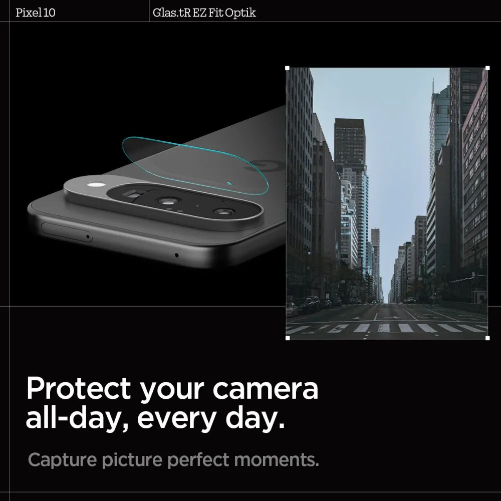 Google Pixel 10 panssarilasi  SPIGEN OPTIK GLAS.TR CAMERA PROTECTOR 2-PACK