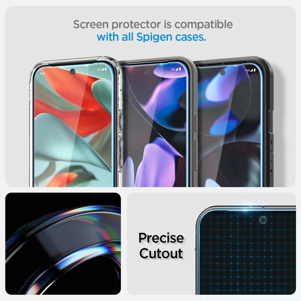 Google Pixel 10 panssarilasi  SPIGEN GLAS.TR ”EZ FIT” 2-PACK