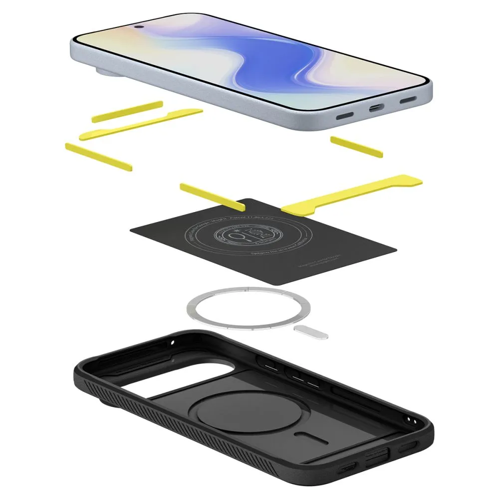 Google Pixel 10 suojakuori musta SPIGEN RUGGED ARMOR MAG MAGSAFE
