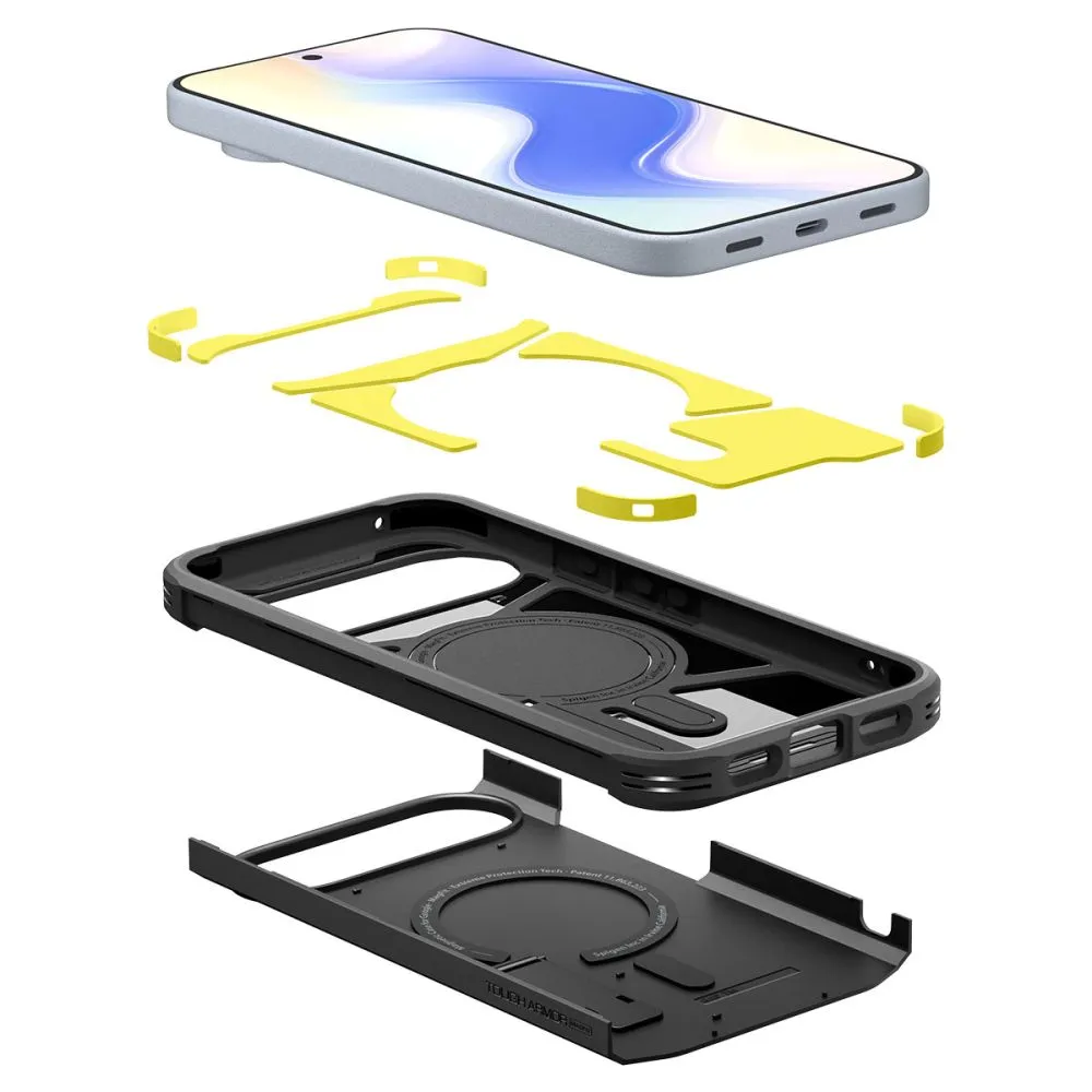 Google Pixel 10 suojakuori musta SPIGEN TOUGH ARMOR MAG MAGSAFE