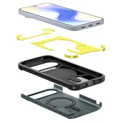 Google Pixel 10 suojakuori vihreä SPIGEN TOUGH ARMOR MAG MAGSAFE
