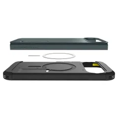 Google Pixel 10 suojakuori vihreä SPIGEN TOUGH ARMOR MAG MAGSAFE