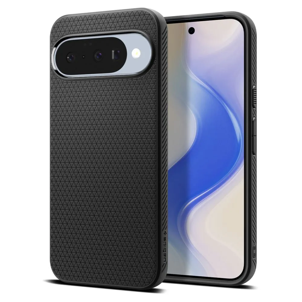Google Pixel 10 Pro skal svart SPIGEN LIQUID AIR MAG MAGSAFE