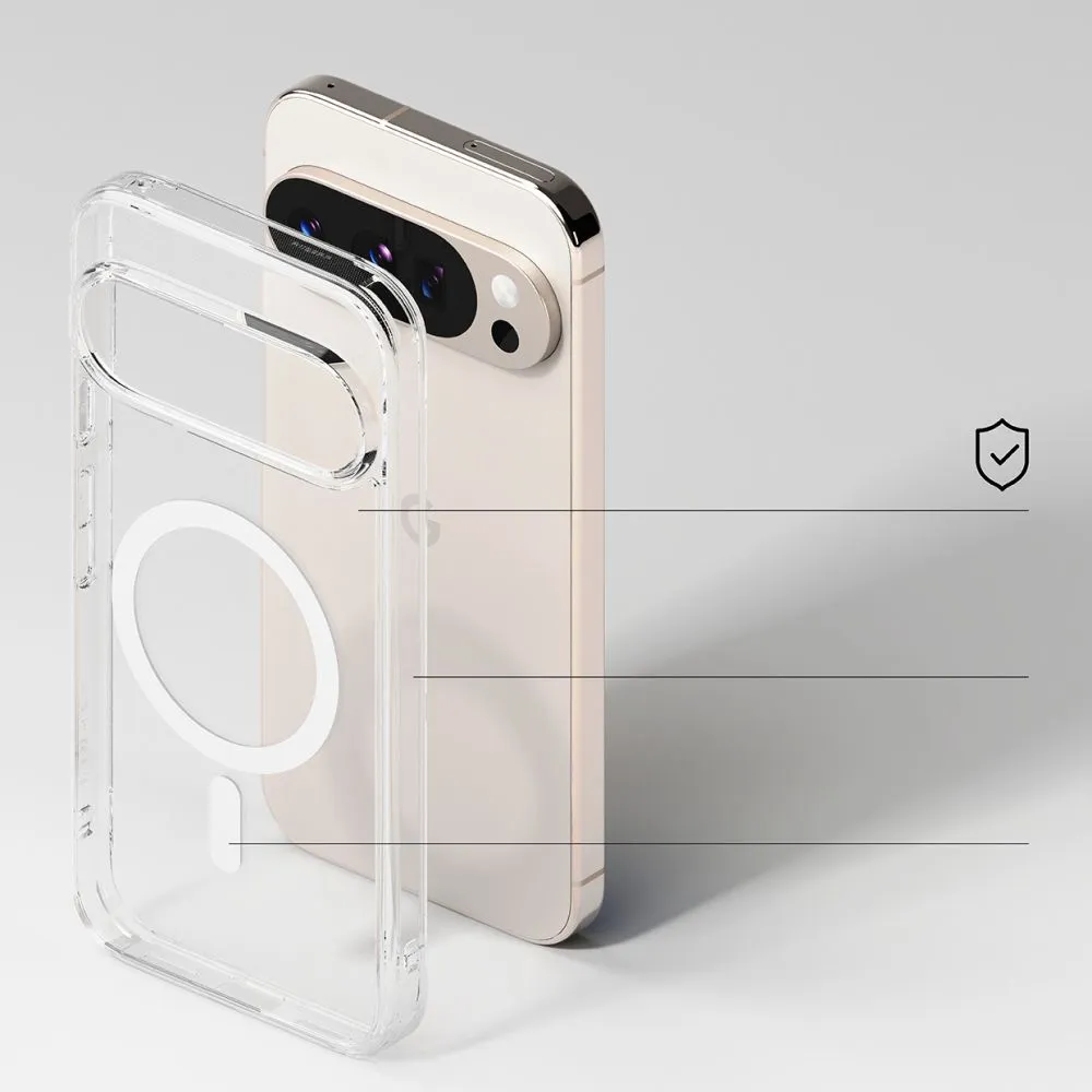 Google Pixel 10 Pro XL vāciņš caurspīdīgs RINGKE FUSION MAGNETIC MAGSAFE