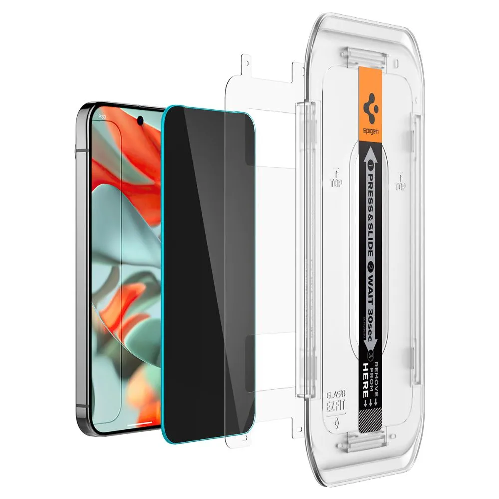 Google Pixel 10 Pro XL Aizsargstikls  SPIGEN GLAS.TR ”EZ FIT” PRIVACY 2-PACK