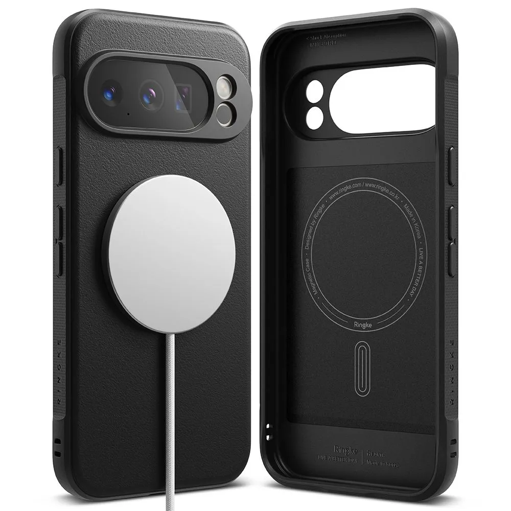 Google Pixel 10 Pro XL vāciņš melns RINGKE ONYX MAGNETIC MAGSAFE