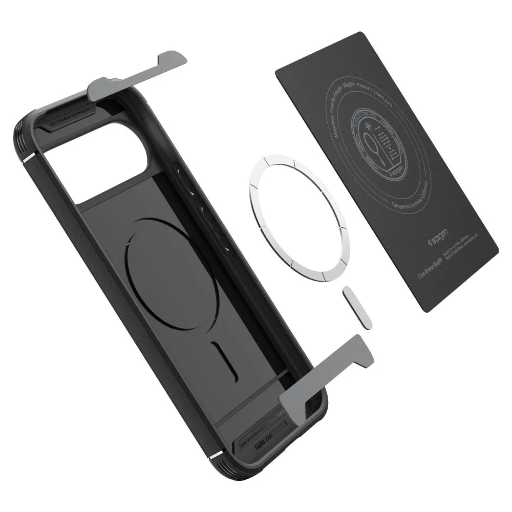 Google Pixel 10 Pro XL vāciņš melns SPIGEN CORE ARMOR MAG MAGSAFE