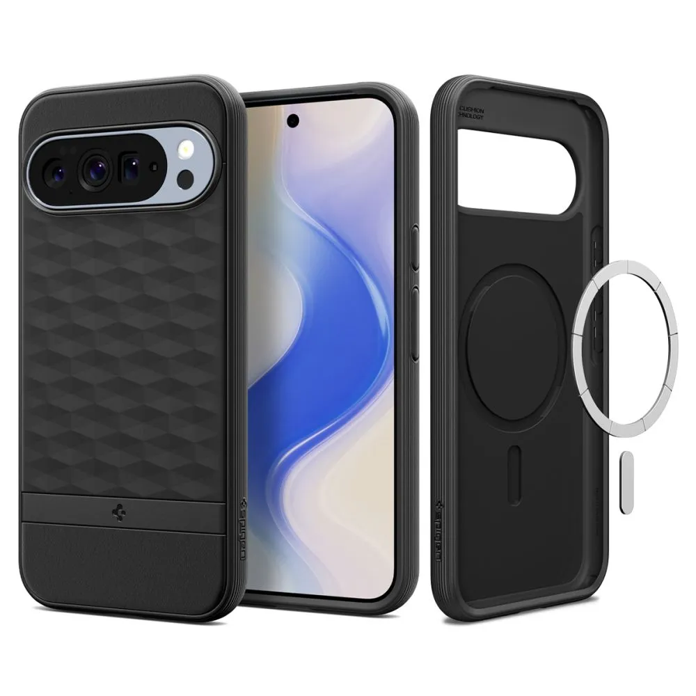Google Pixel 10 Pro XL vāciņš melns SPIGEN PARALLAX MAG MAGSAFE