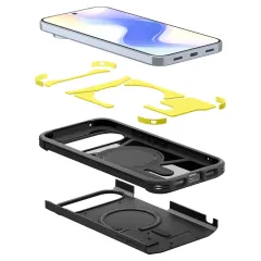 Google Pixel 10 Pro XL skal svart SPIGEN TOUGH ARMOR MAG MAGSAFE