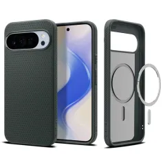 Google Pixel 10 Pro XL skal grön SPIGEN LIQUID AIR MAG MAGSAFE