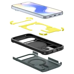 Google Pixel 10 Pro XL skal grön SPIGEN TOUGH ARMOR MAG MAGSAFE