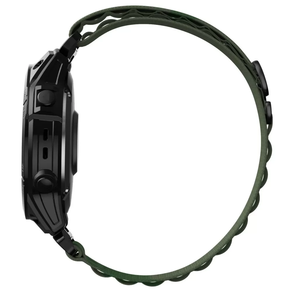 Garmin Fenix 6X / PRO 7 X/ 8 (51 MM) siksniņa zaļš TECH-PROTECT NYLON 3 5X 3HR PLUS 7X